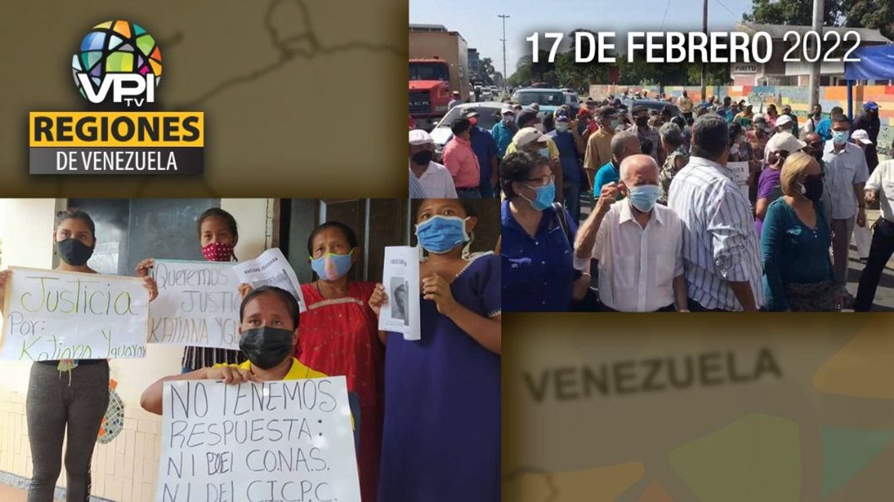 Noticias regiones de Venezuela - Jueves 17 de Febrero