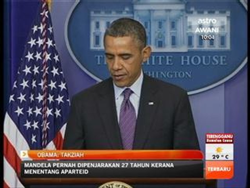 Obama ucap takziah
