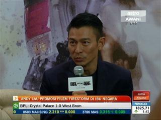 Andy Lau promosi filem Firestorm di ibu negara