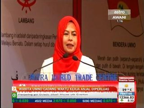 Wanita UMNO cadang waktu kerja anjal diperluas