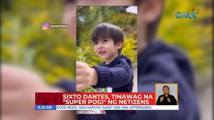 Sixto Dantes, tinawag na 'super pogi' ng netizens | UB