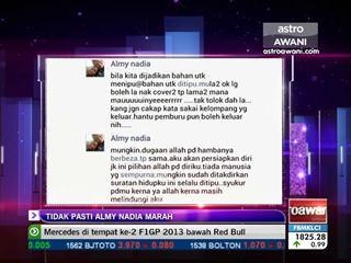 Fizz Fairuz belum pasti isu Almy Nadia marah