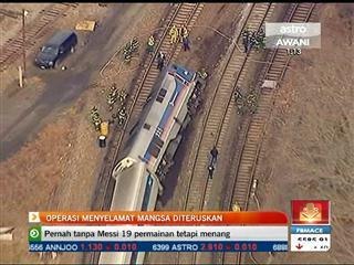Operasi mencari mangsa nahas keretapi