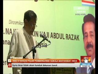 RM3 bilion rangka pelan pembangunan masyarakat India