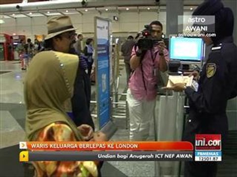 Waris keluarga & Hishamuddin Rais berlepas ke London