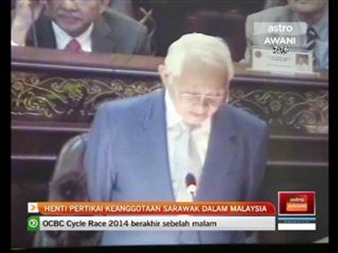Henti pertikai keanggotaan Sarawak dalam Malaysia
