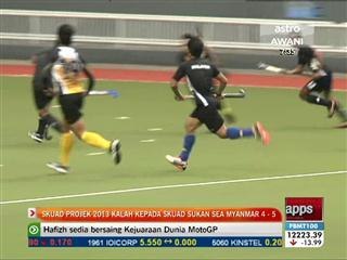 Skuad Projek 2013 kalah kepada skuad Sukan Sea Myanmar 4-5
