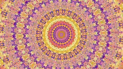 Colorful Funky Groovy Trippy Mandala Animation (epilepsy warning)