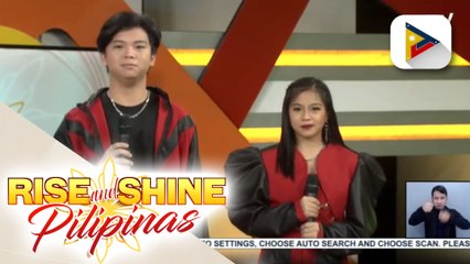 Humataw kasama ang dancing duo na sina Athalia at Akhi