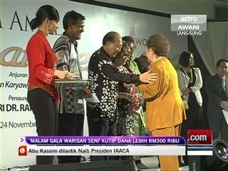 'Malam Gala Warisan Seni' kutip dana lebih RM300 ribu