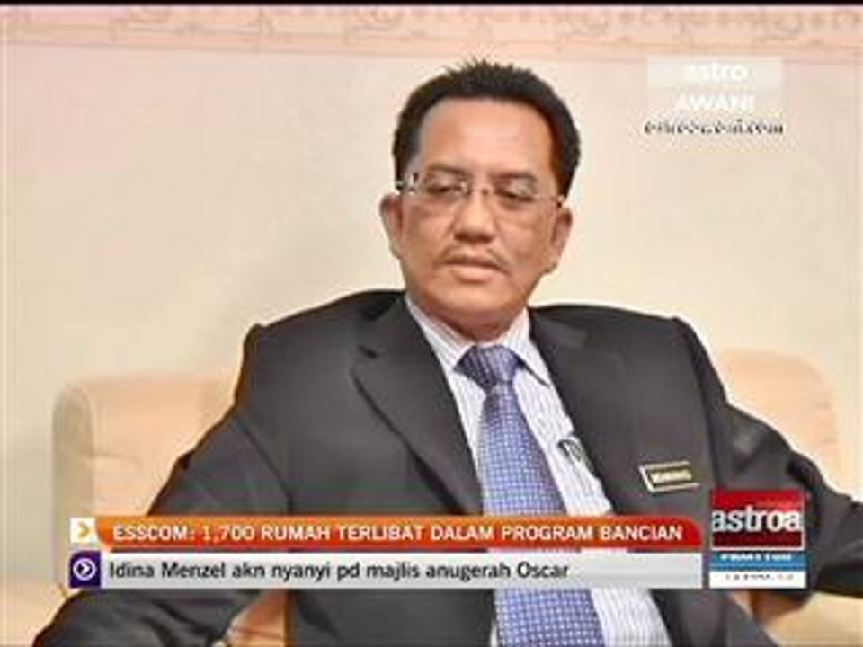 ESSCOMM: 1,700 rumah terlibat dalam program bancian