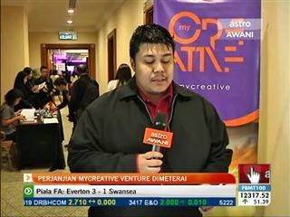 Perjanjian MyCreative Venture dimeterai