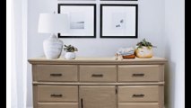 Person Renovates Old Dresser With Glazed Wood Grained Finish