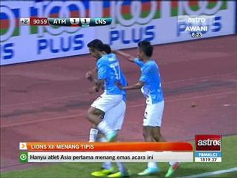 Lions Xll menang tipis ke atas ATM