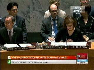 PBB luluskan resolusi akses bantuan ke Syria
