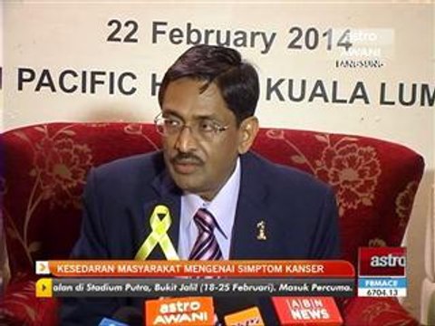 Kesedaran masyarakat mengenai simptom kanser