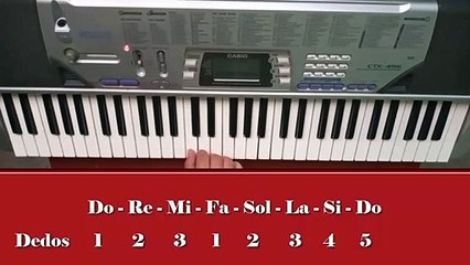 Piano Fácil | Clase 02 |_ Escala de Do mayor | piano instruccional.