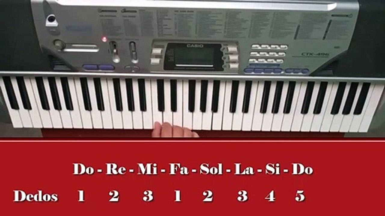 Piano Fácil | Clase 02 |_ Escala de Do mayor | piano instruccional.
