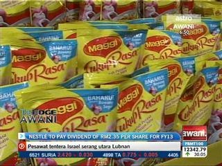 Nestle to pay dividend of RM2.35 per share for FY13