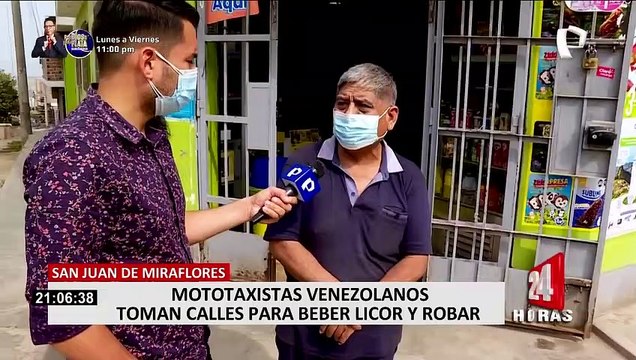 SJM: denuncian que extranjeros beben licor en la vía pública hasta altas horas de la madrugada