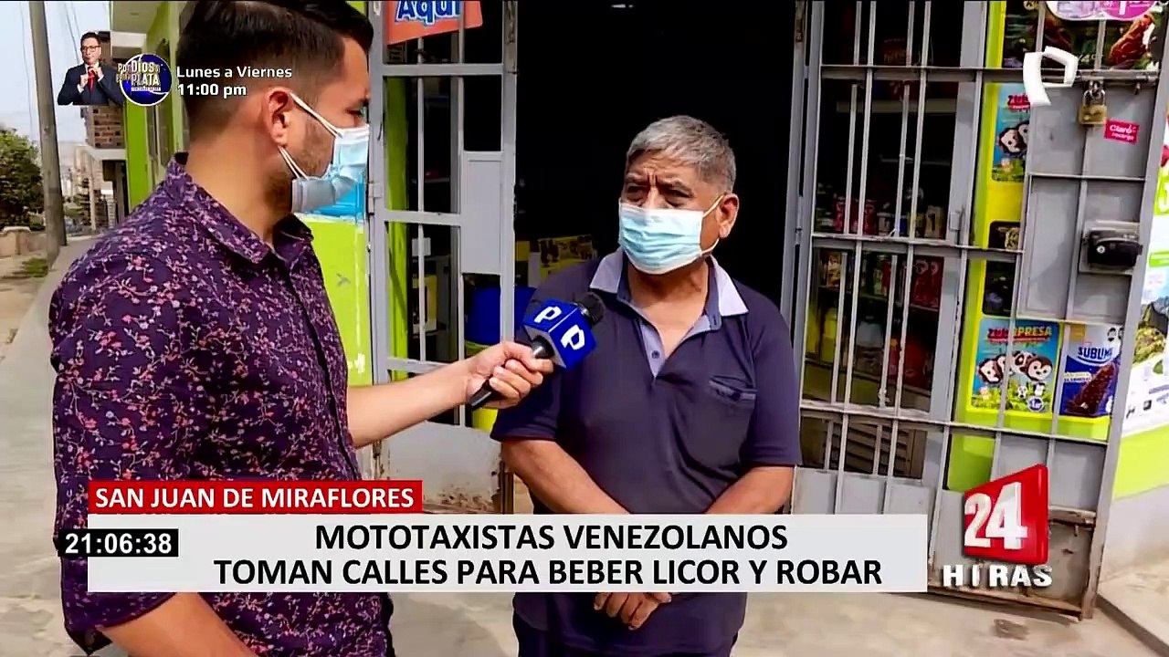 SJM: denuncian que extranjeros beben licor en la vía pública hasta altas horas de la madrugada