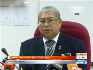 Maut akibat bakteria salmonella