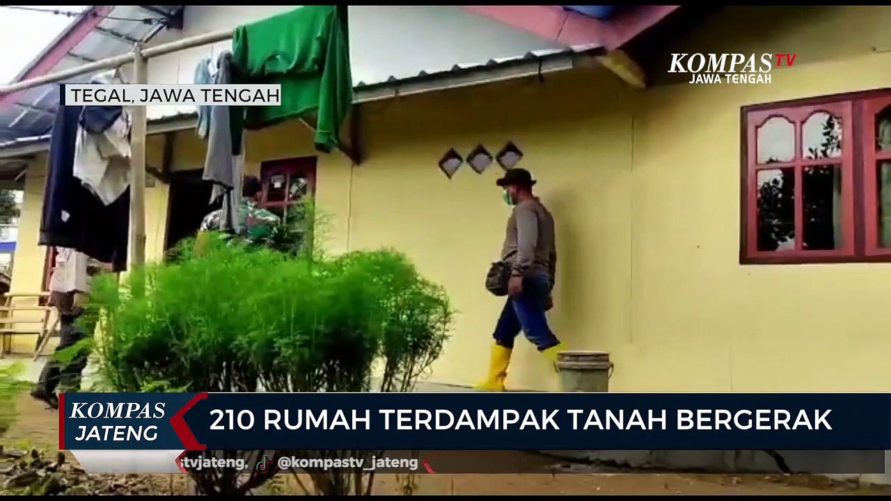 210 Rumah di Tegal Terdampak Tanah Bergerak