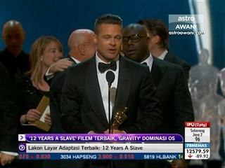 '12 Years A Slave' filem terbaik, 'Gravity' dominasi Oscar