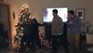Drunk Man Falls Over Christmas Tree While Dancing With Sister