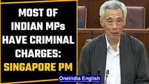 Singapore PM calls Indian MPs criminal during his speech, MEA summons envoy | Oneindia News