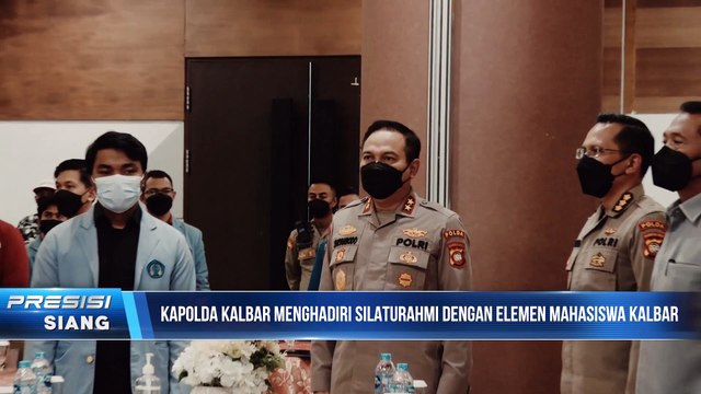 Kapolda Kalbar Hadiri Silaturahmi Bersama Elemen Mahasiswa Kalbar