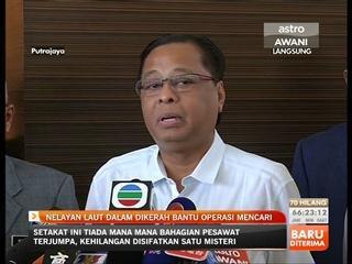 Nelayan laut dalam bantu operasi mencari MH370