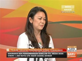 Pelajar terlepas penerbangan kongsi pengalaman