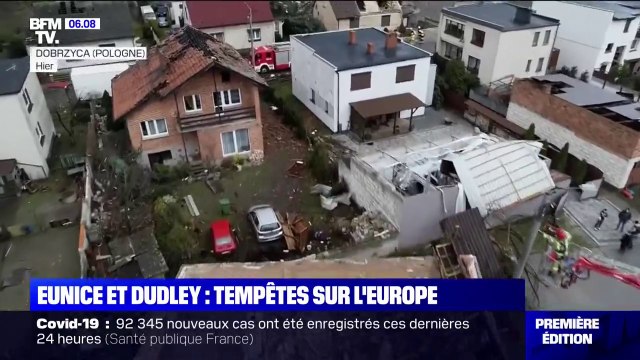 La tempête Dudley fait de nombreux dégâts en Allemagne, en Pologne, aux Pays-Bas et au Royaume-Uni