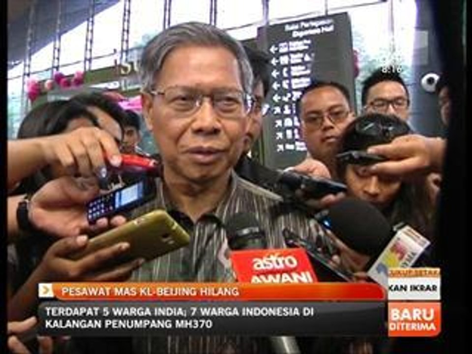 Pegawai MITI antara penumpang MH370