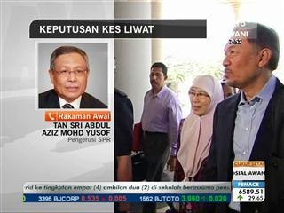 Keputusan kes liwat - Reaksi Pengerusi SPR