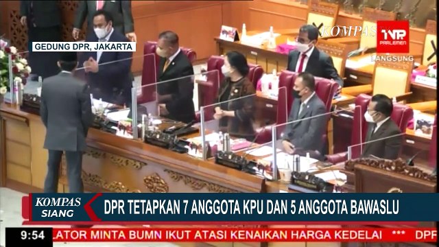 DPR Telah Tetapkan 7 Anggota KPU dan 5 Anggota Bawaslu, Berikut Nama-Namanya...
