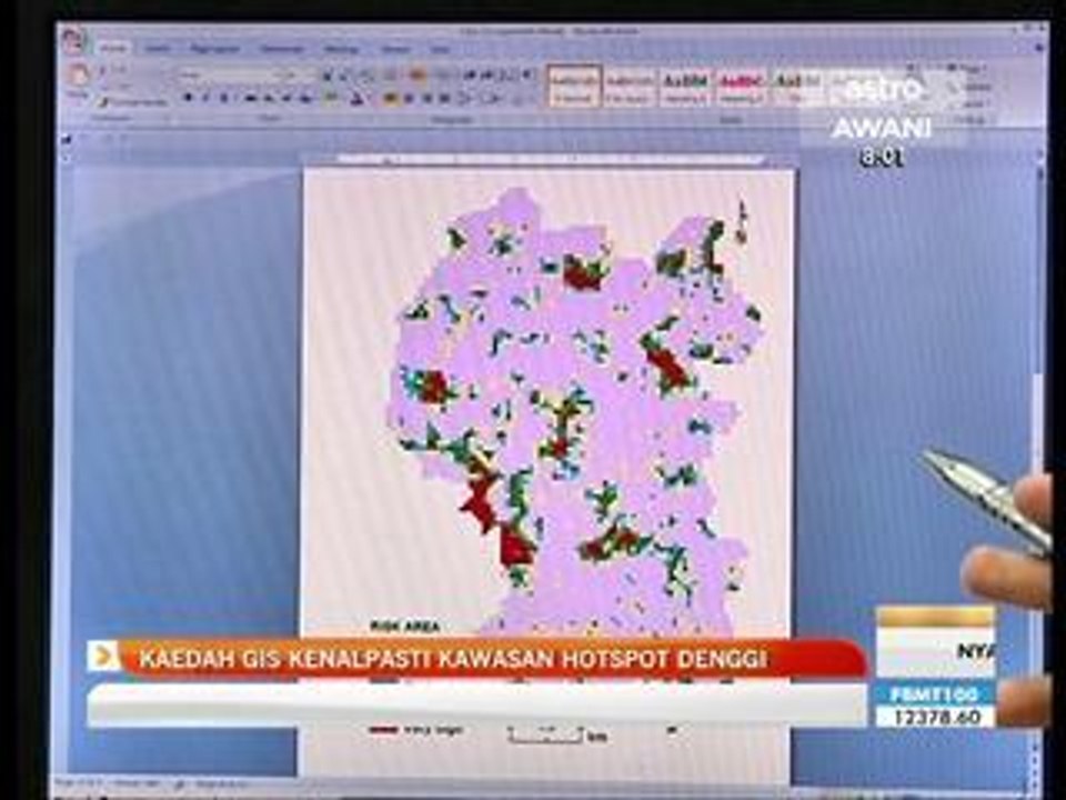 Kaedah GIS kenalpasti kawasan hotspot denggi
