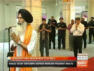 Penganut Sikh mohon MH370 ditemui