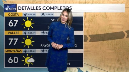 Pronóstico del tiempo para hoy viernes 18 de febrero.