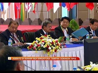 Karate di Sukan SEA Singapura tampak semakin tipis