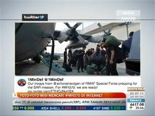 Foto - foto misi mencari #MH370 di internet