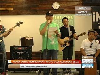 Acara santai memperingati MH370 oleh golongan belia