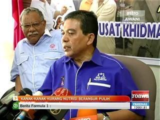 Kanak-kanak kurang nutrisi beransur pulih