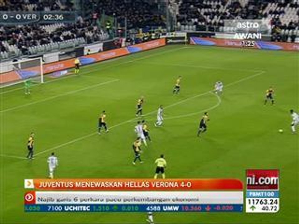 Juventus menewaskan Hellas Verona 4-0