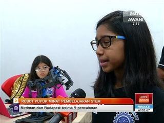 Robot pupuk minat pembelajaran STEM