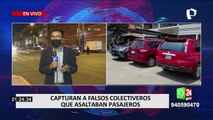 Capturan a “falsos colectiveros” que asaltaban a pasajeros