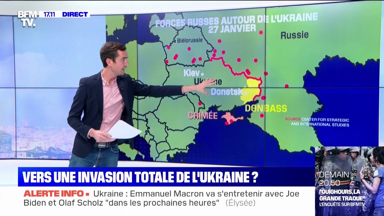 Comment a évolué la position des troupes russes à la frontière de l'Ukraine