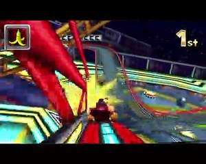 Nintendo 3DS, Mario Kart 7, DS Waluigi Pinball, Peach Gameplay
