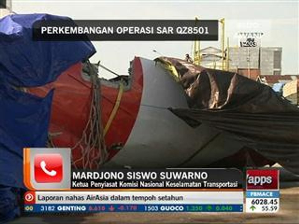 Will take two weeks to analyze findings of QZ8501 black box